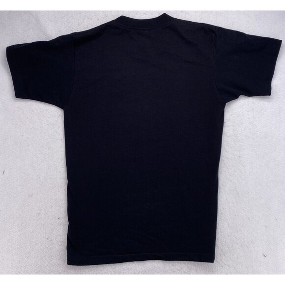 Diamond Dust Men’s Graphic T-Shirt Medium Black Native American Beaded Feather - Picture 7 of 7